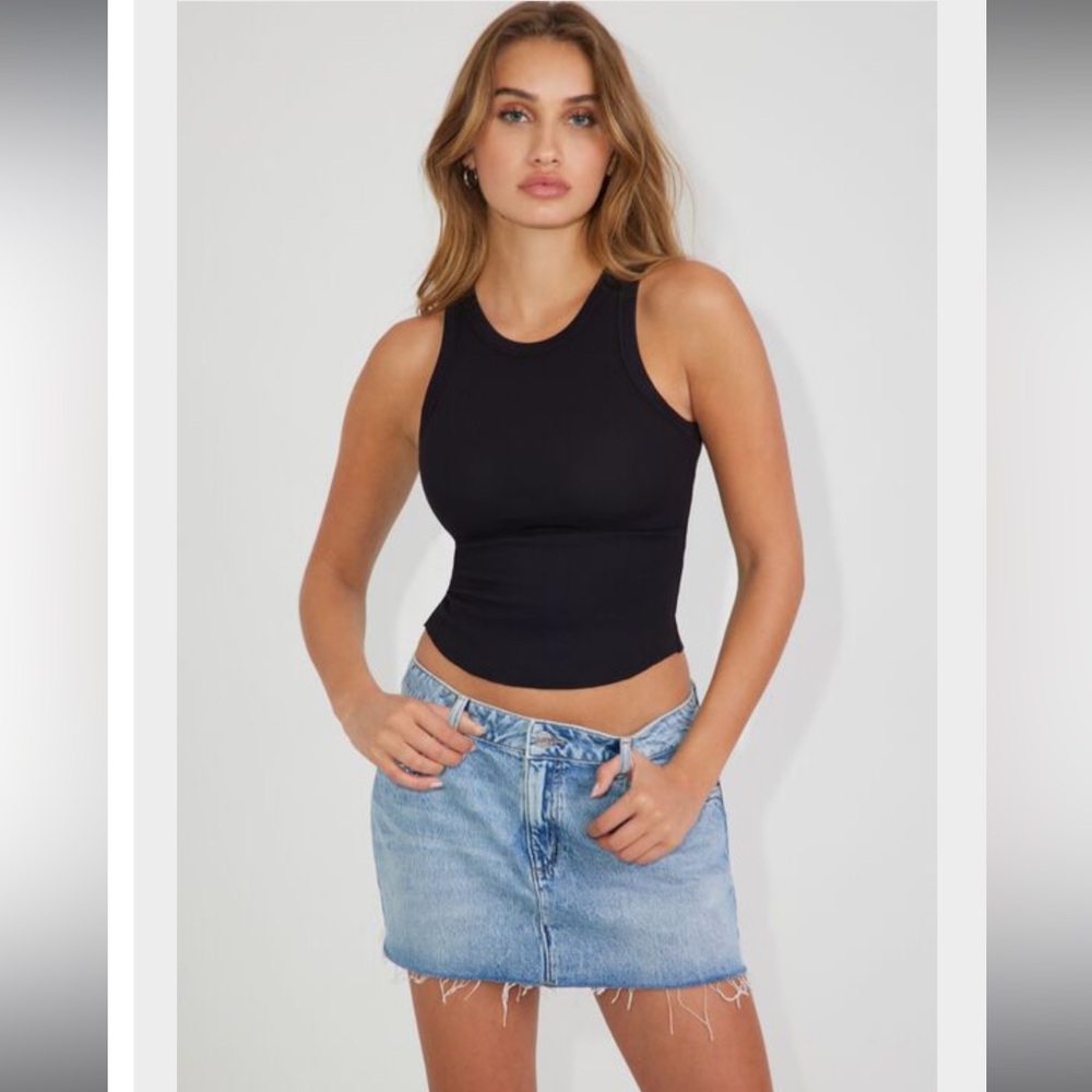 Garage denim miniskirt